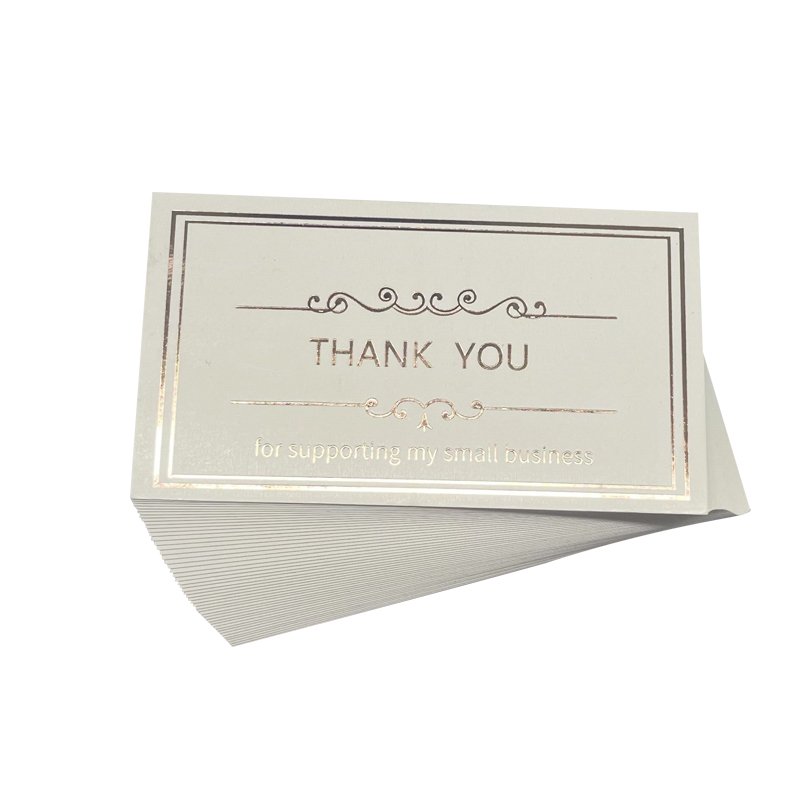 New Year Holo Go Back Photocards Matte Black Greeting Heart Hello Little One Laser Cut Impression Business Thank You Cards