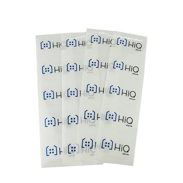 Factory Custom Transparent Clear Labels,Letter logo Text Self Adhesive stickers