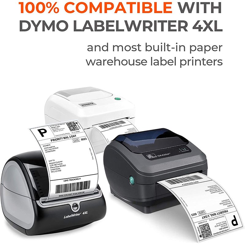 Blank White 100x150mm 6x4 Shipping Label WaterProof A6 Thermal Sticker Paper 4x6 Thermal Label