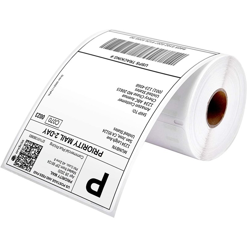 Blank White 100x150mm 6x4 Shipping Label WaterProof A6 Thermal Sticker Paper 4x6 Thermal Label