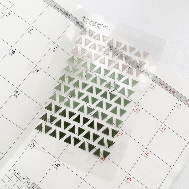 Clear Transparent Dot Circle Sticker Small Colorful Deco Scrapbooking Decoration Kiss Cut Planner Sticker Sheet