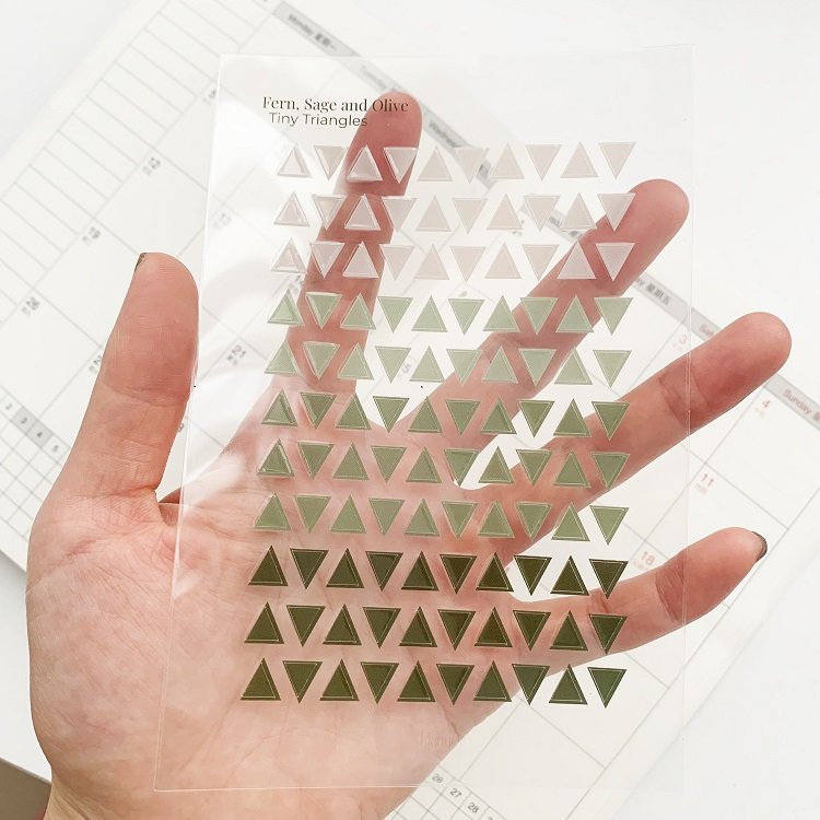 Clear Transparent Dot Circle Sticker Small Colorful Deco Scrapbooking Decoration Kiss Cut Planner Sticker Sheet