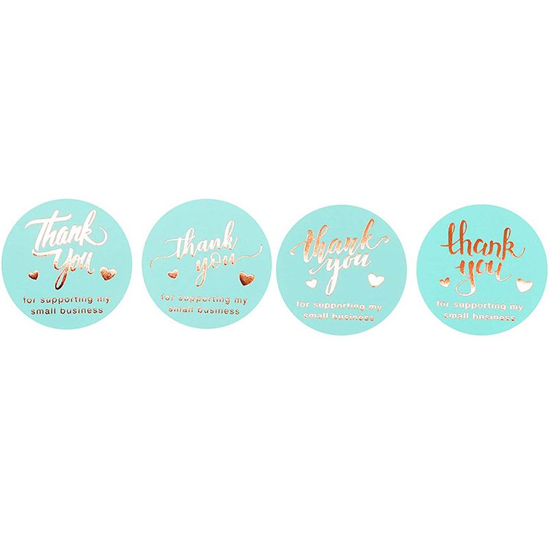 Customized Adhesive Sticker label sealing self-adhesive sticker for gift decoration shopping envelope