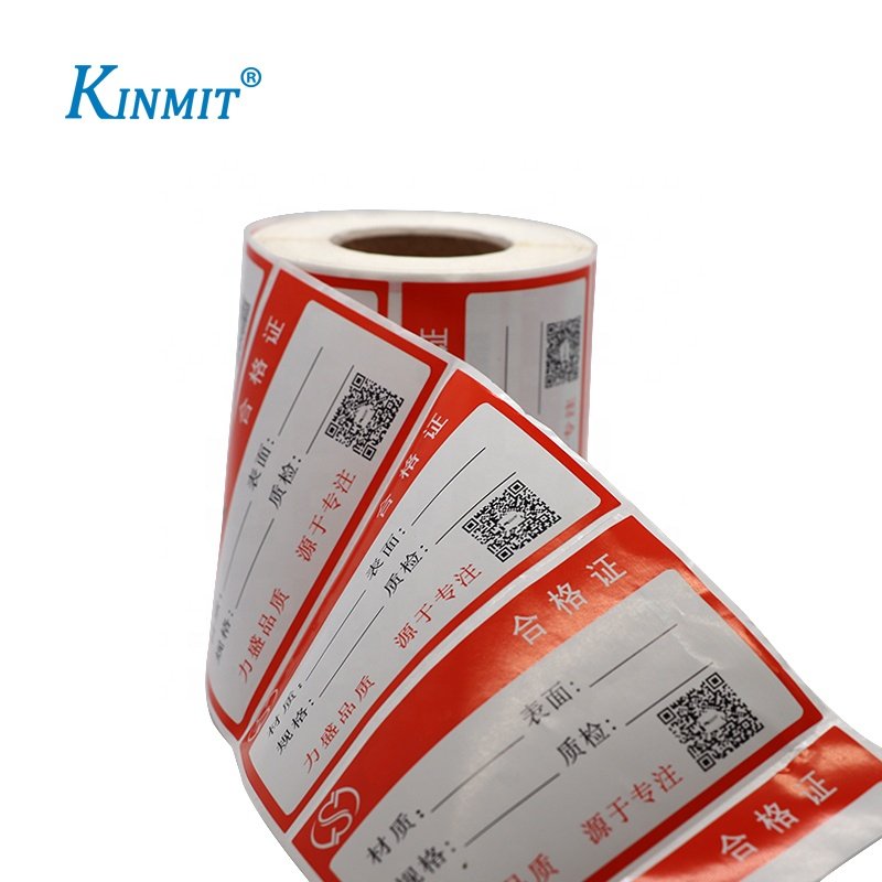 Custom Adhesive Paper Label Stickers Roll For Labelling Gun, Labeling Machine