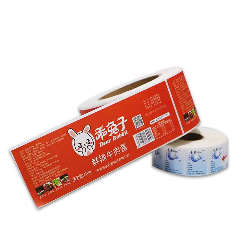 Custom Printed Roll Plastic Waterproof Synthetic Paper Adhesive Vinyl PVC Round Circle Brand Logo waterproof Sticker