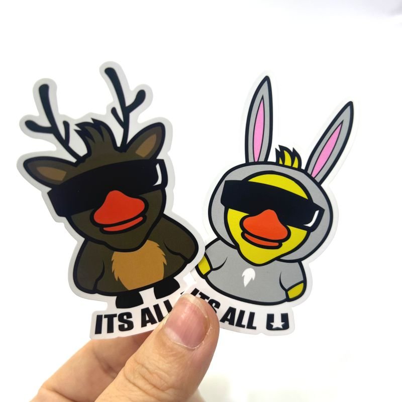 Wholesale Sticker Die Cut vinyl Waterproof Sticker Making Adhesive Durable Sticker
