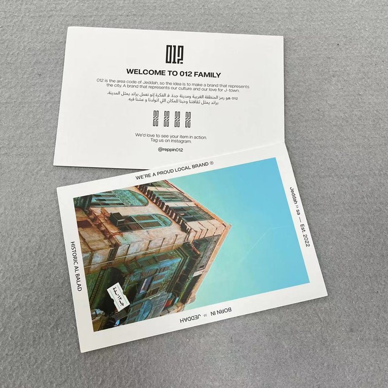 Luxury Custom Thank You Card And Sticker For Small Business , Paper Thank You Cards Postcard Printing Logo