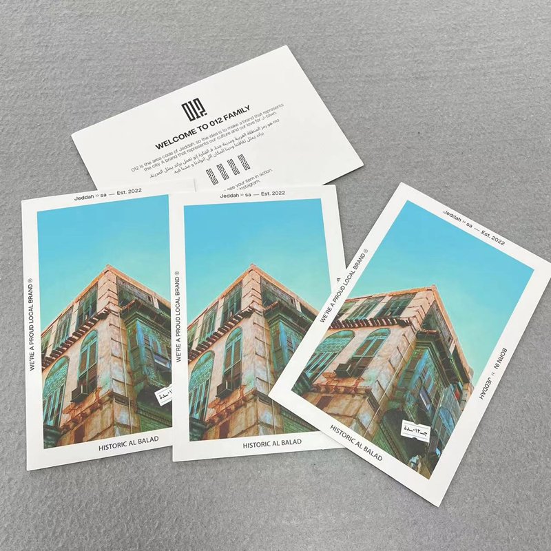 Luxury Custom Thank You Card And Sticker For Small Business , Paper Thank You Cards Postcard Printing Logo