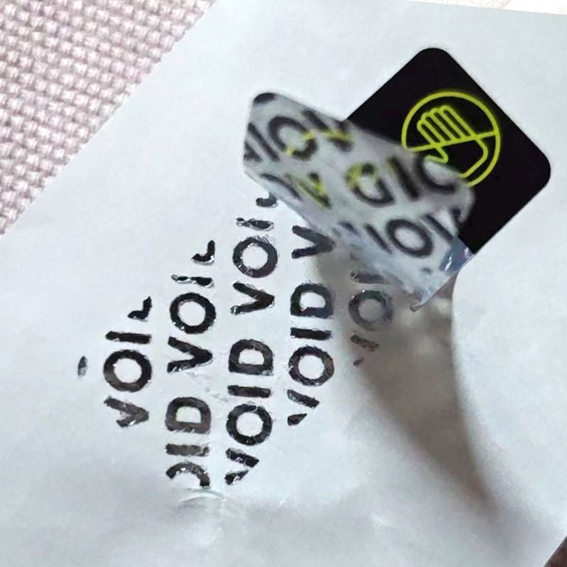 PX7533 Warranty Custom Waterproof Security Seal Sticker Label Seal Tamper VOID Labels Sticker