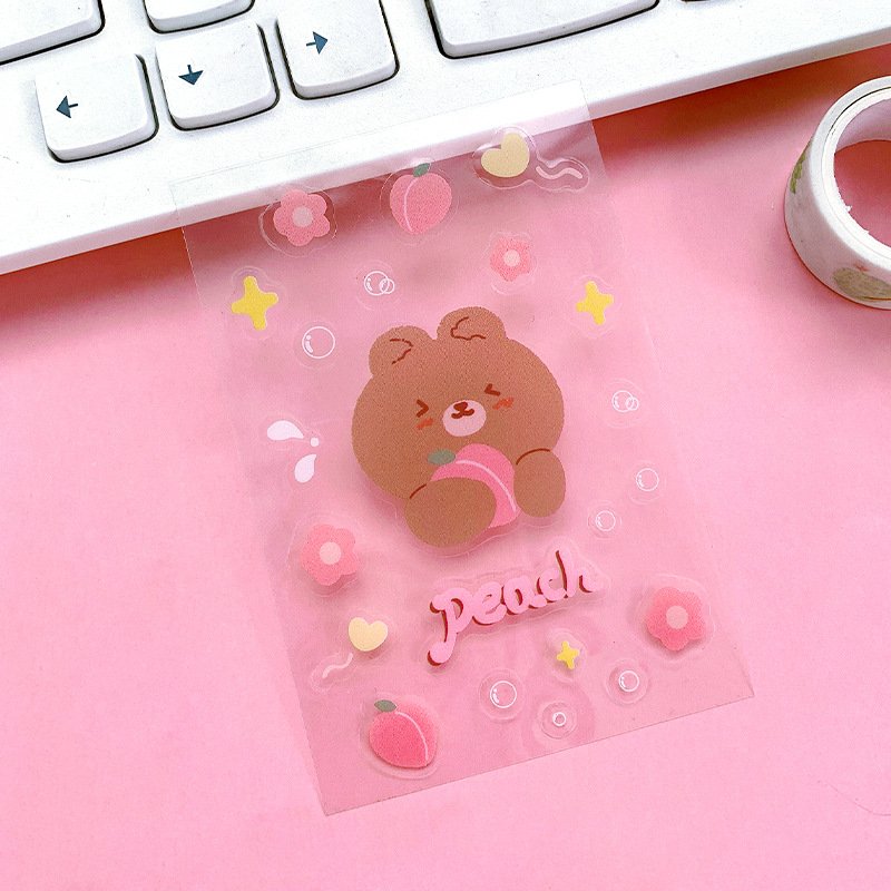 Custom hand account Printed Logo Sticker Vinyl Waterproof Hologram Sticker Kawaii Sticker Customization