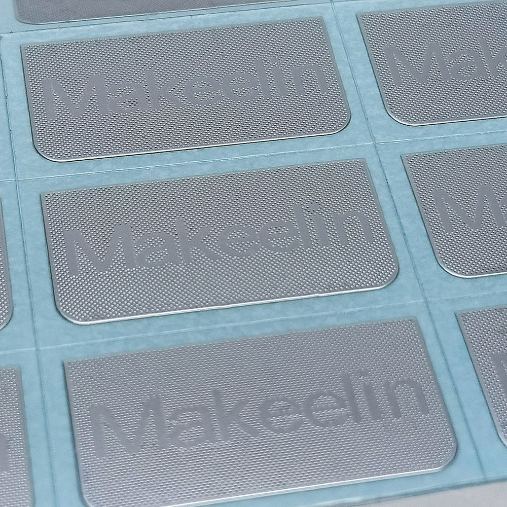 Professional Factory High Quality Golden Silver Metal Nickel Sticker Label For Your Private Logo