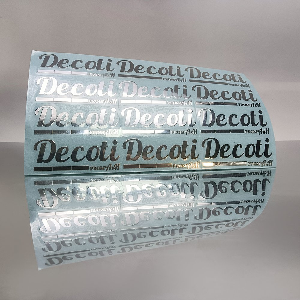Professional Factory High Quality Golden Silver Metal Nickel Sticker Label For Your Private Logo