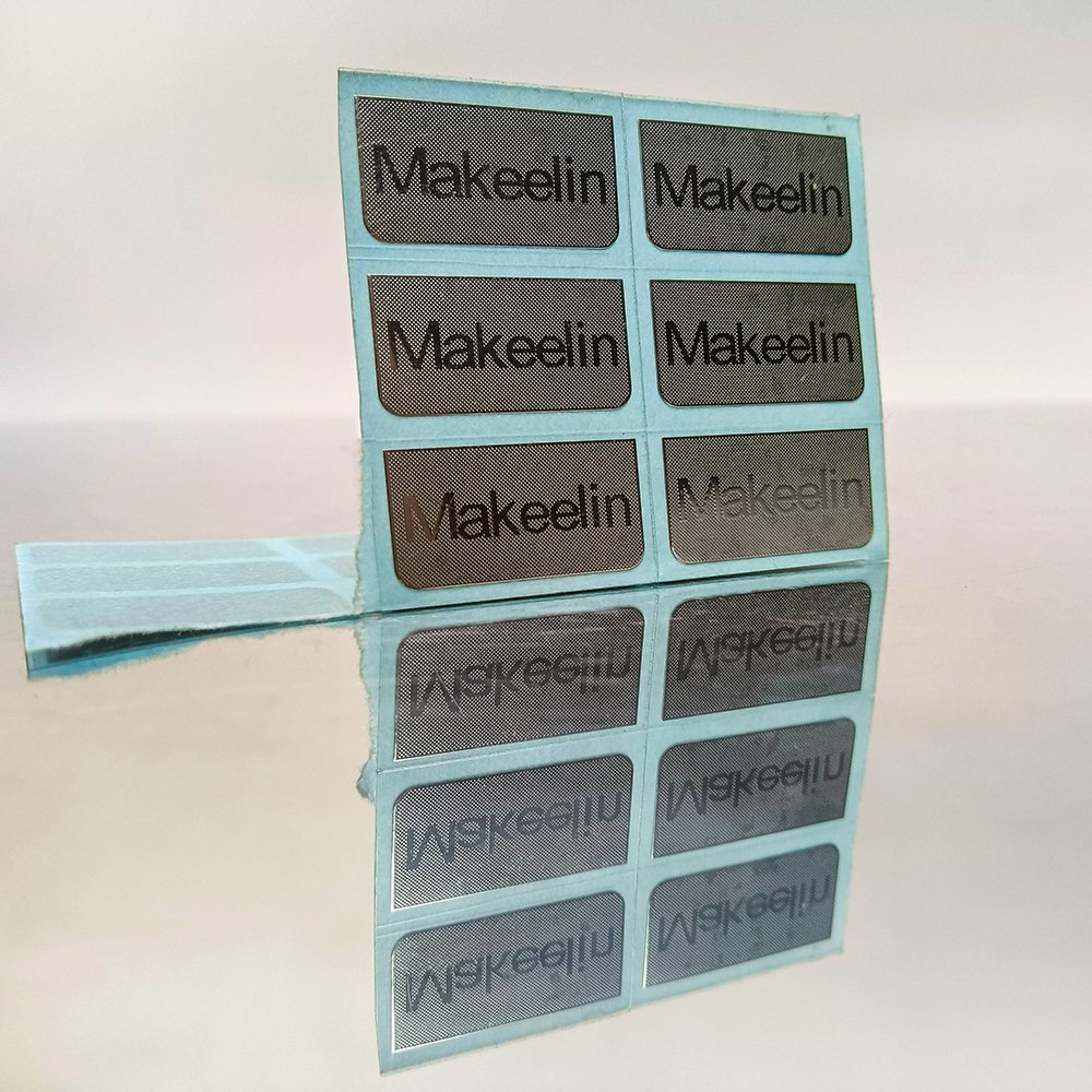 Professional Factory High Quality Golden Silver Metal Nickel Sticker Label For Your Private Logo
