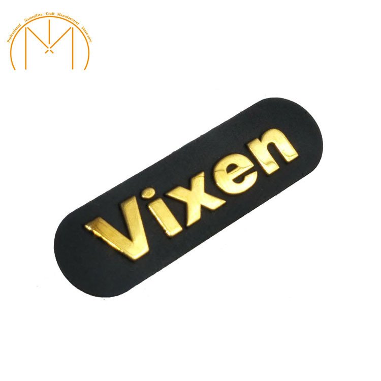 Factory direct sale metal aluminum label stainless steel sign screen printing nameplate nickel plate LOGO zinc alloy trademark