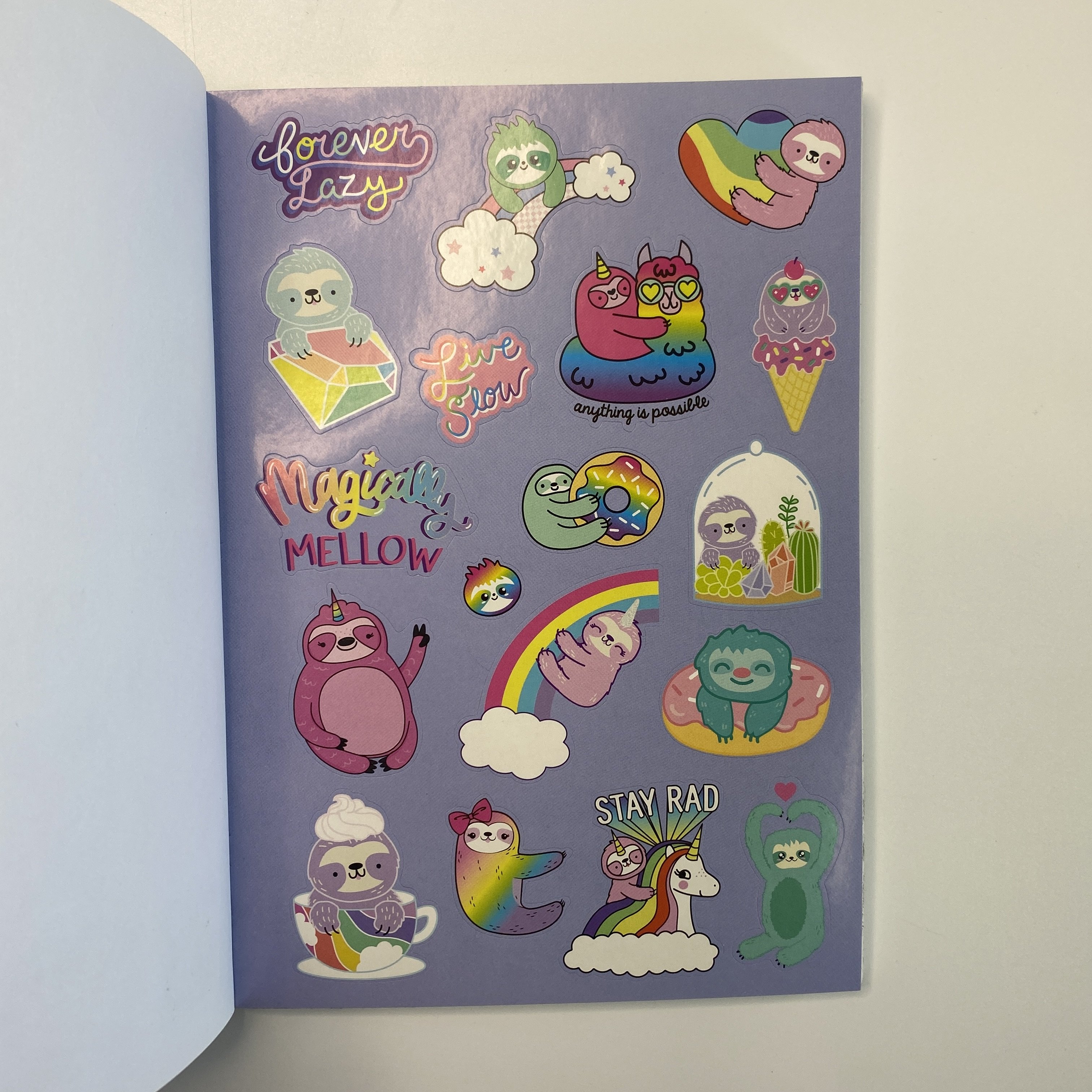 A5 High quality custom printing full color children activity rewards kids reusable sticker book Blue