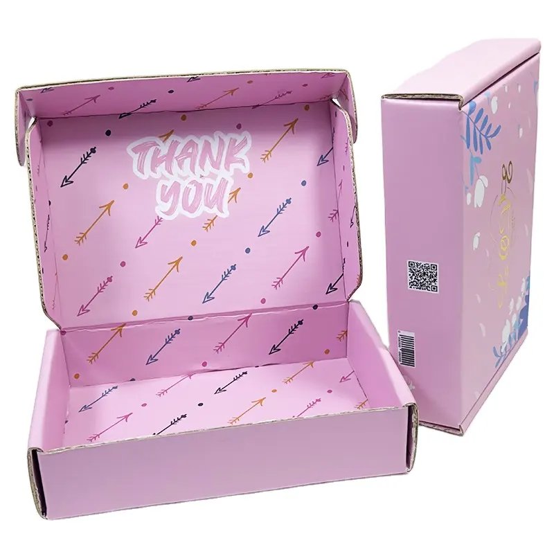 Cardboard Boxes Cardboard Carton Clothing Hat Shipping Boxes Packaging Corrugated Mailing Box for Shipping Custom Colored Paper