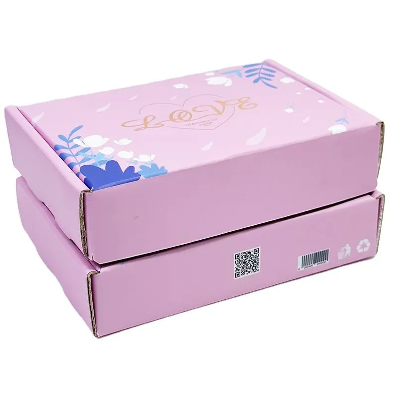 Cardboard Boxes Cardboard Carton Clothing Hat Shipping Boxes Packaging Corrugated Mailing Box for Shipping Custom Colored Paper