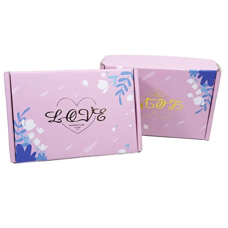 Cardboard Boxes Cardboard Carton Clothing Hat Shipping Boxes Packaging Corrugated Mailing Box for Shipping Custom Colored Paper