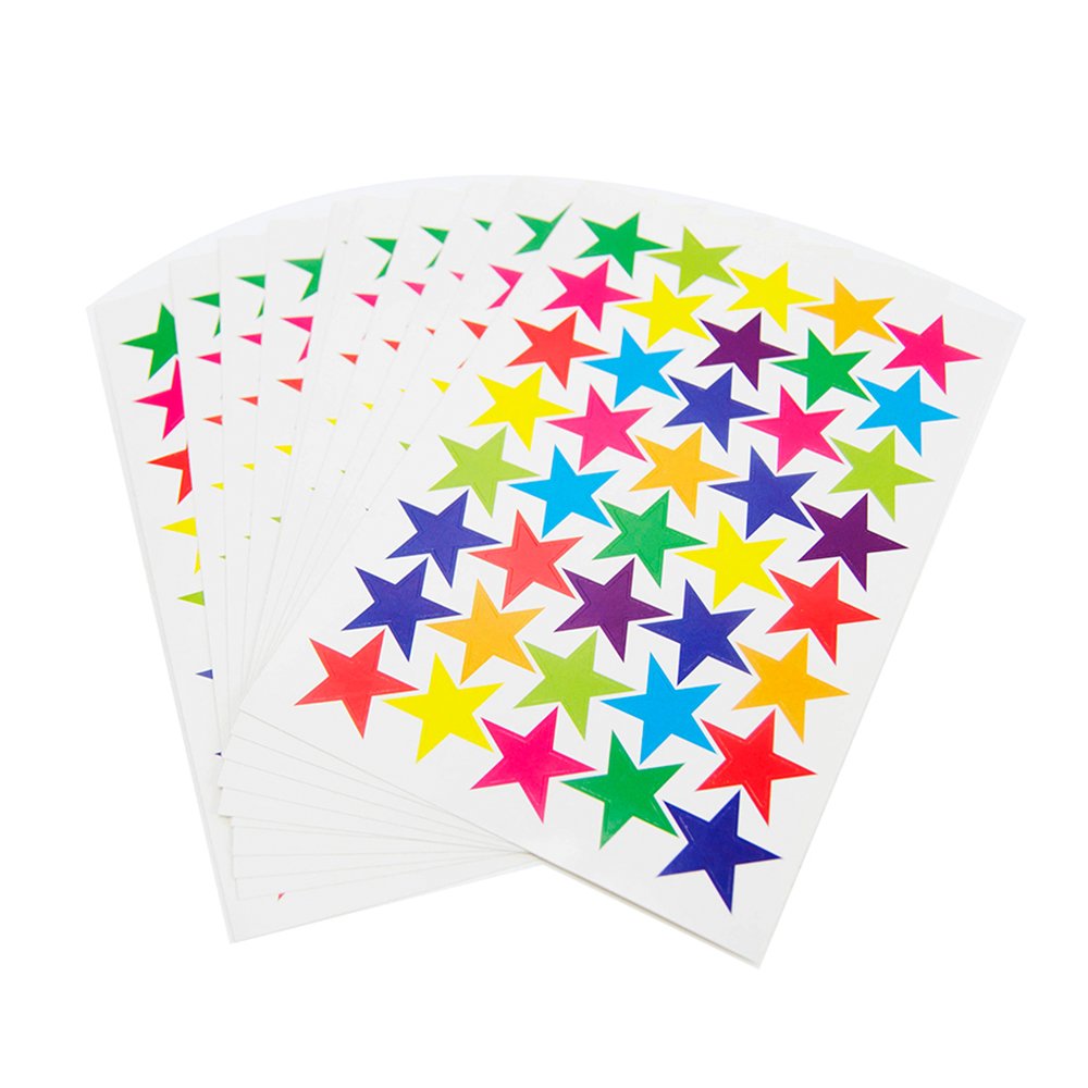 Good Price Custom Self-Adhesive Color Smiley Stickers Sheets Education Reward Sticker For Kids