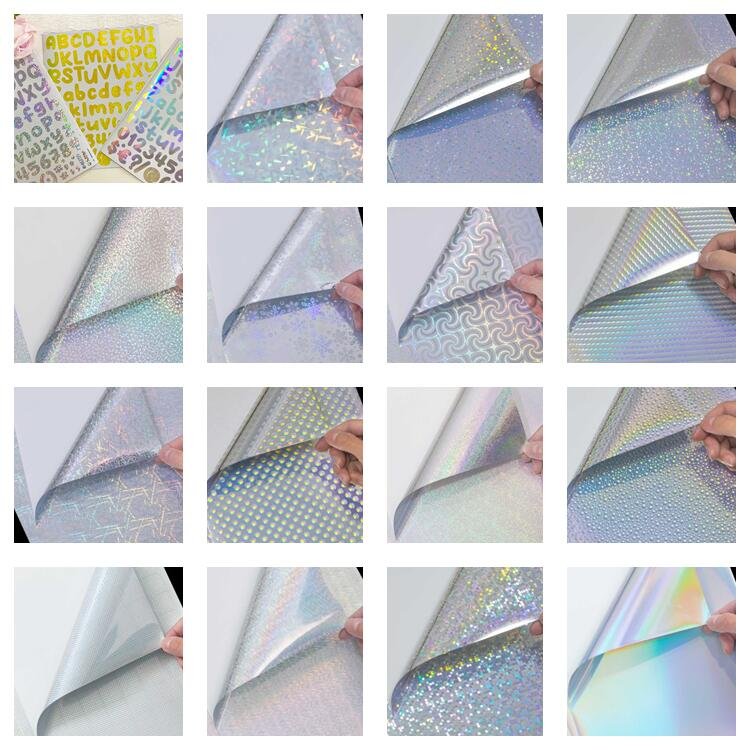 Inkjet Printable Clear A4 Sticker Paper Adhesive Waterproof Film Transparent Holographic Overlay Lamination Vinyl Stickers Paper