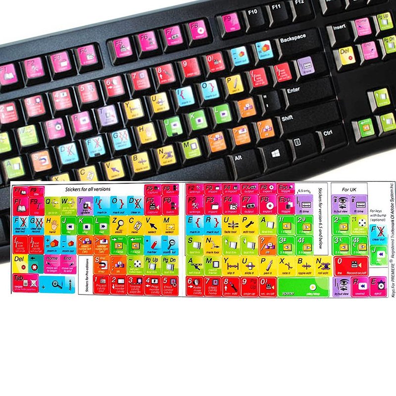 Custom PVC Printed Language Keyboard Label Arabic Sticker Transparent,Russian Azerty keyboard stickersKeyboard Stickers