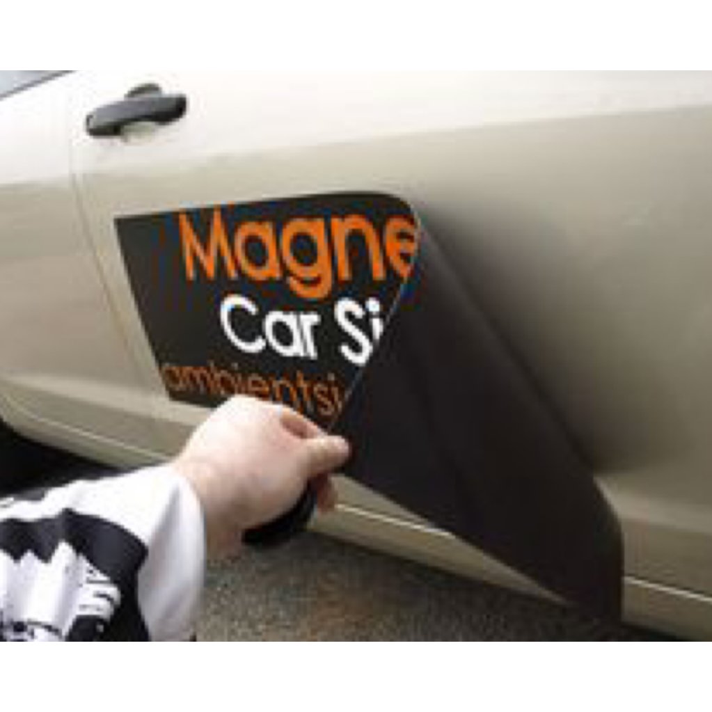 Custom Magnet Vehicle Sticker Bumper Removable Advertise Sign For Van Truck Magnetic Stickers