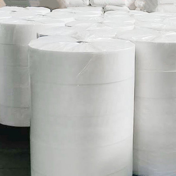 Wholesale Custom 48gsm 55gsm 65gsm 70gsm Blank Direct Adhesive Printer Label Sticker Thermal Paper Jumbo Roll