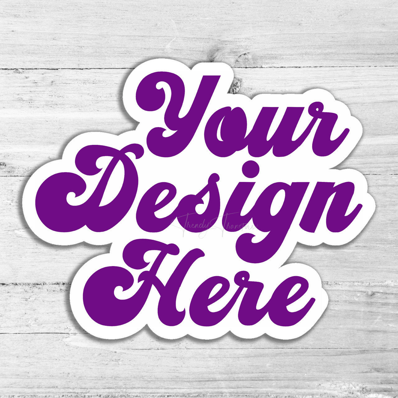Bike Laptop Custom Die Cut Self adhesive StickersCrack Easy Peel UV Resist Printing Durable White Vinyl Sticker
