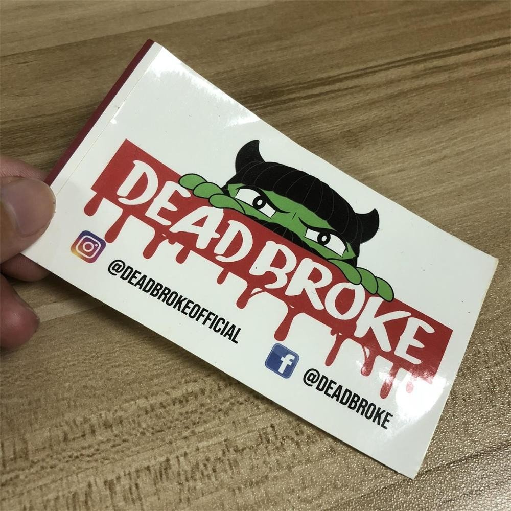 Self Adhesive Customized Stickers custom brand packaging label