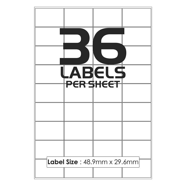 Flexography Amazon Sheet Fba Label Self Adhesive Stickers A4 Paper Custom Size Shipping Labels For Inkjet&Laser Printer