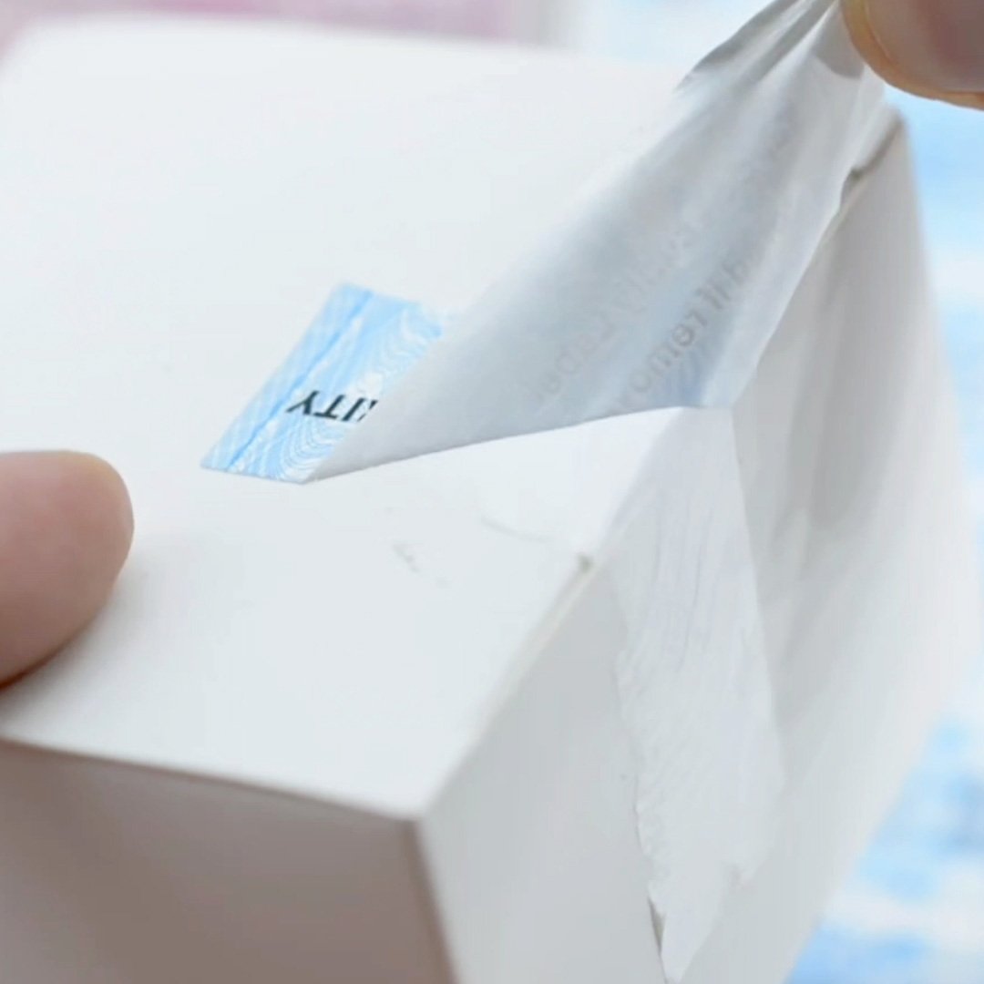 Customized printing Ultra-destructible label materials Electrical Label
