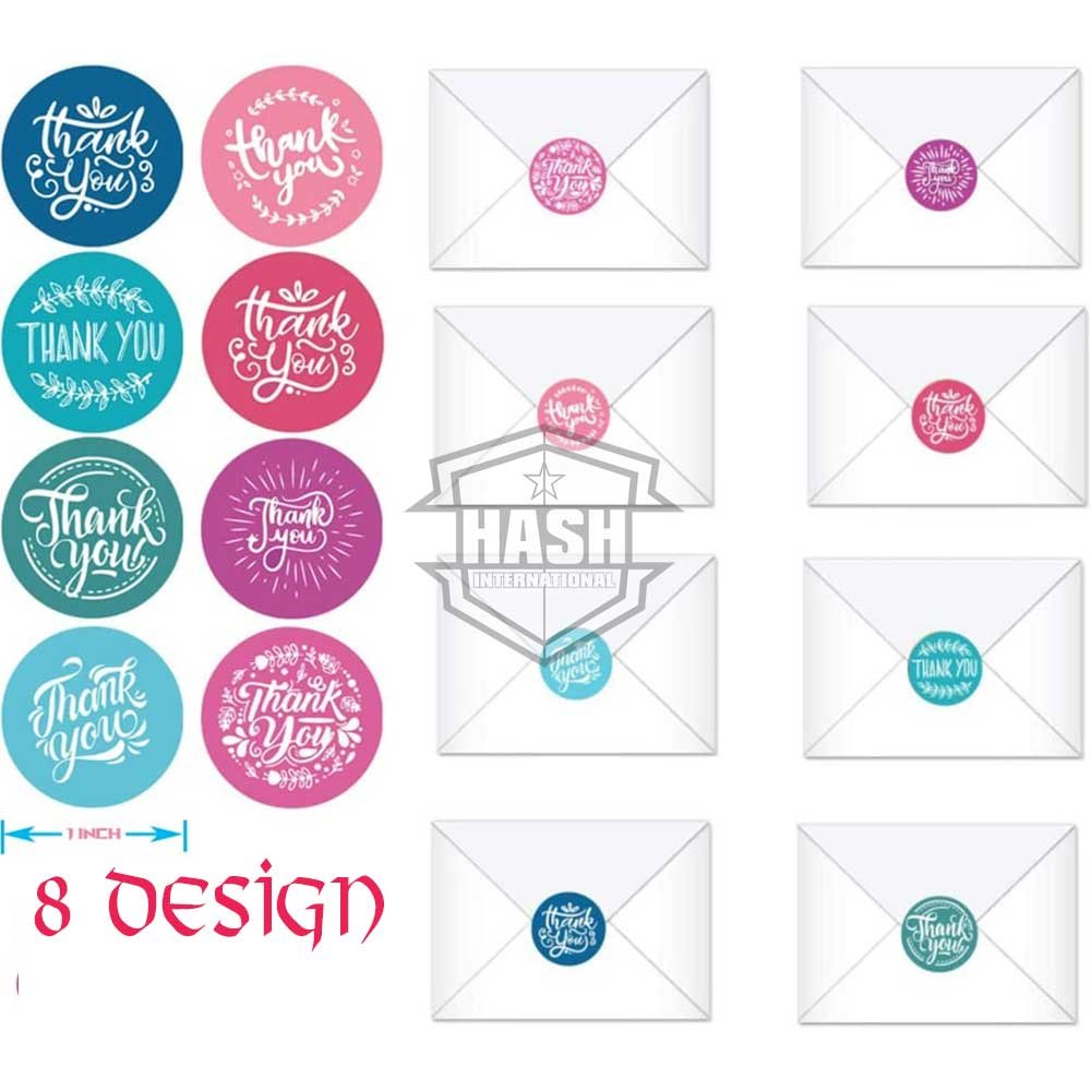 Thank You Sticker Labels Industry Trending Low Price Adhesive Custom your own logo Stickers in new Style