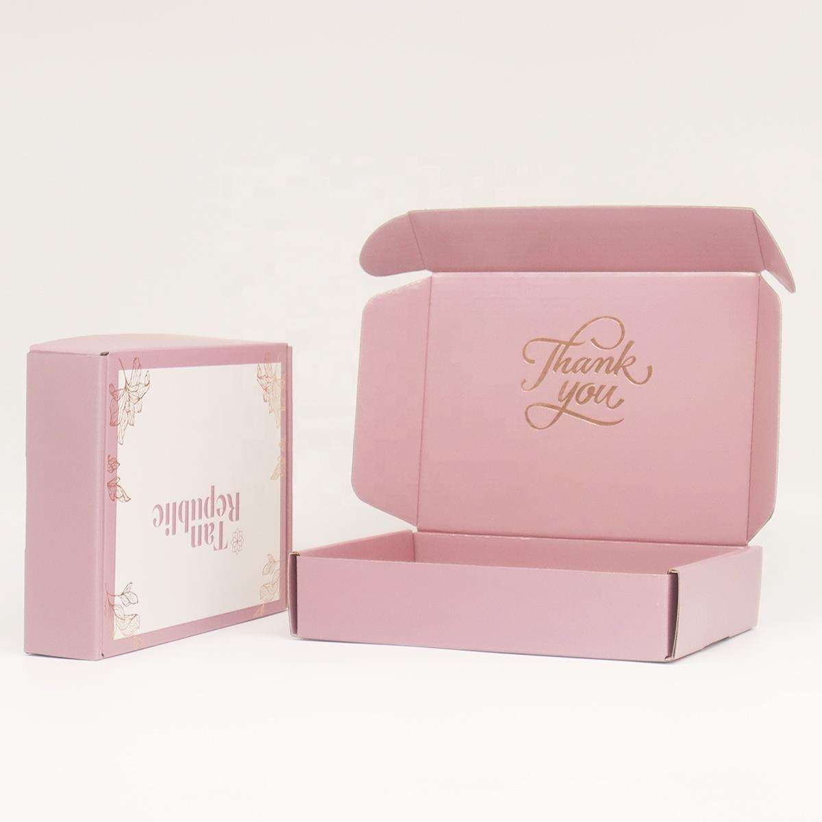 Custom Logo Mailer Box + Tissue Paper + Paper Sticker, High Quality Mailer Box Packaging For Product Shipping