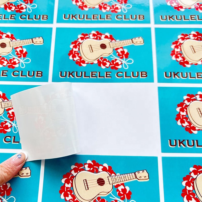 Direct Sale Waterproof Self Adhesive Custom Design Sticker Sheets Logo Label Vinyl Stickers Label Sheets for Products Packaging