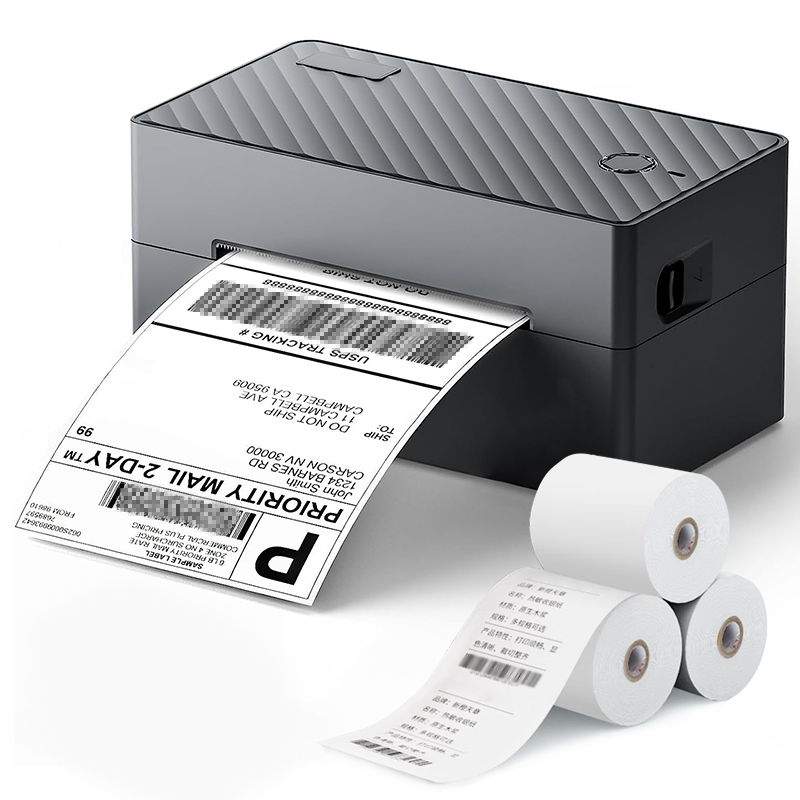 Adhesive Paper Custom Stickers Roll Thermal 4x6 Labels 100x150 Waterproof Shipping Barcode Labels Roll