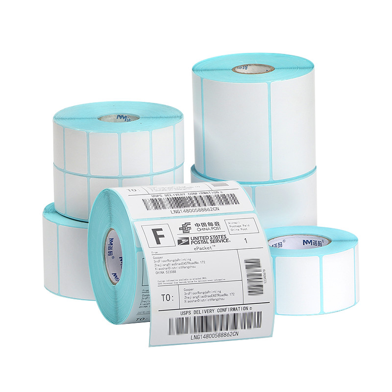 Adhesive Paper Custom Stickers Roll Thermal 4x6 Labels 100x150 Waterproof Shipping Barcode Labels Roll