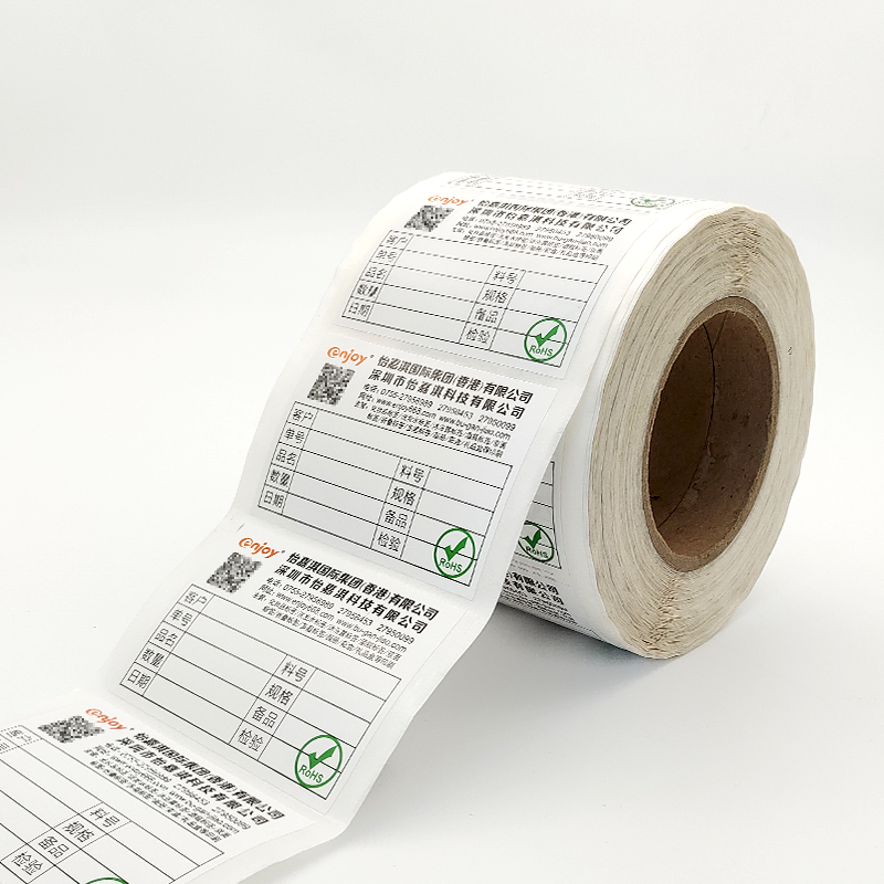 Adhesive Paper Custom Stickers Roll Thermal 4x6 Labels 100x150 Waterproof Shipping Barcode Labels Roll