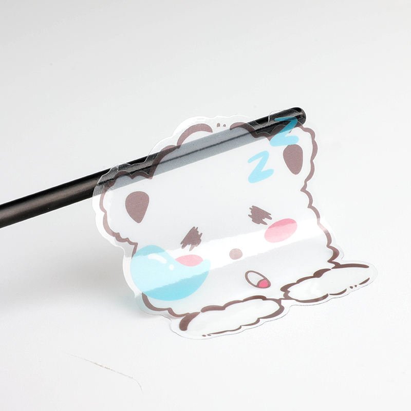 High Quality Custom sticker logo Clear Die Cut Labels Transparent Stickers Sheet