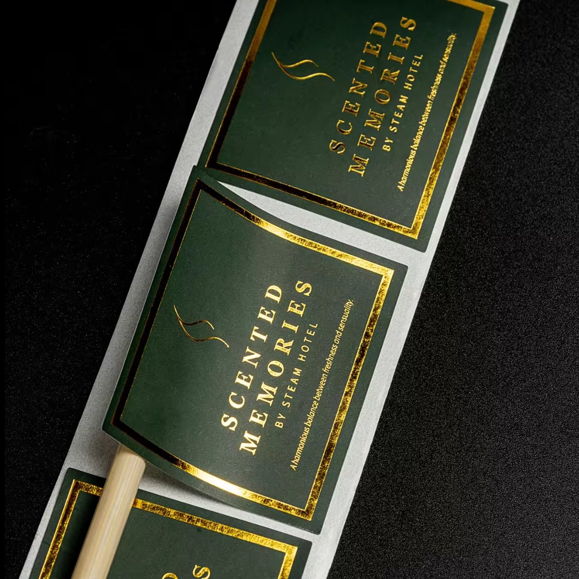 Custom Candle Warning Labels Decoration Stickers For Candle Jars Gold Silver Foil Candle Packaging Labels