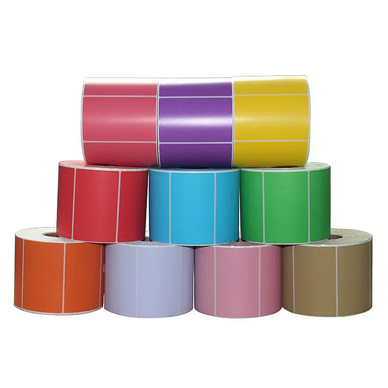 factory fast delivery thermal paper sticker rolls bpa free 100*100 a6 waybill sticker thermal paper for America