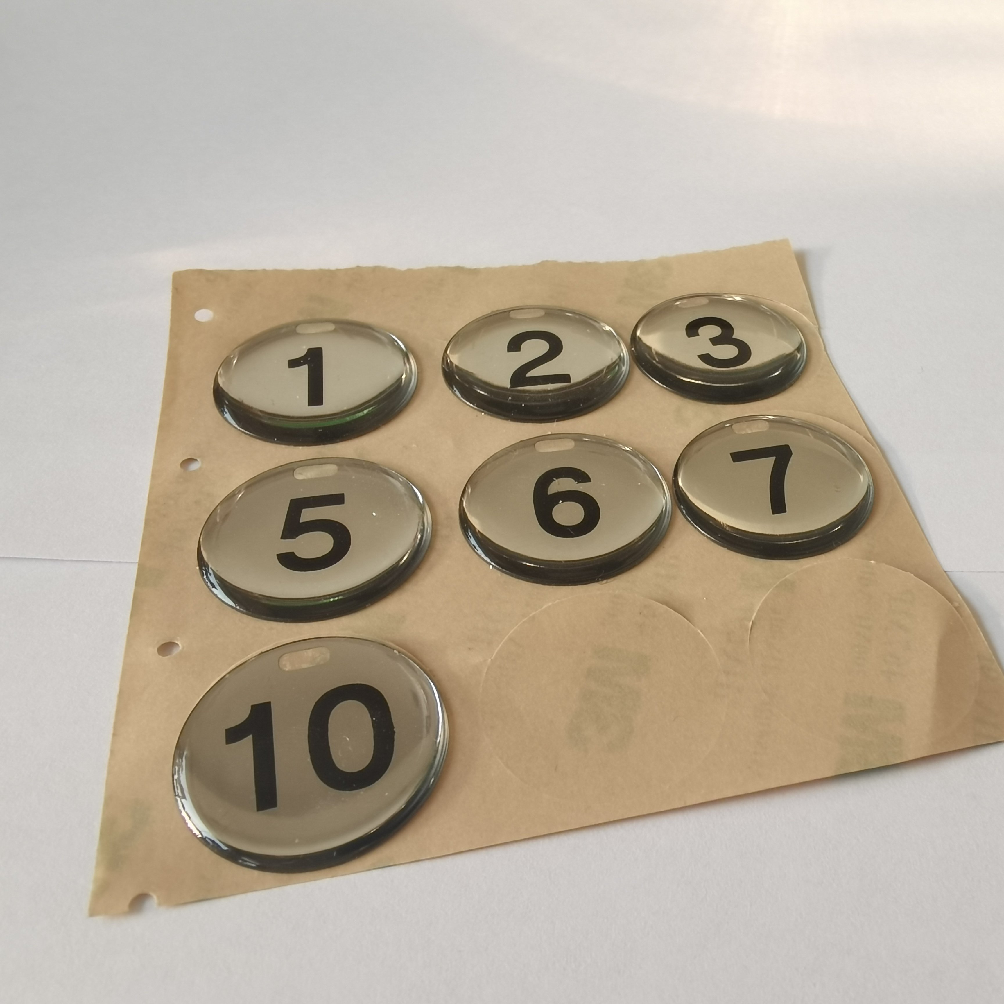 customized make 3D PVC clear resin dome epoxy sticker with adhesive