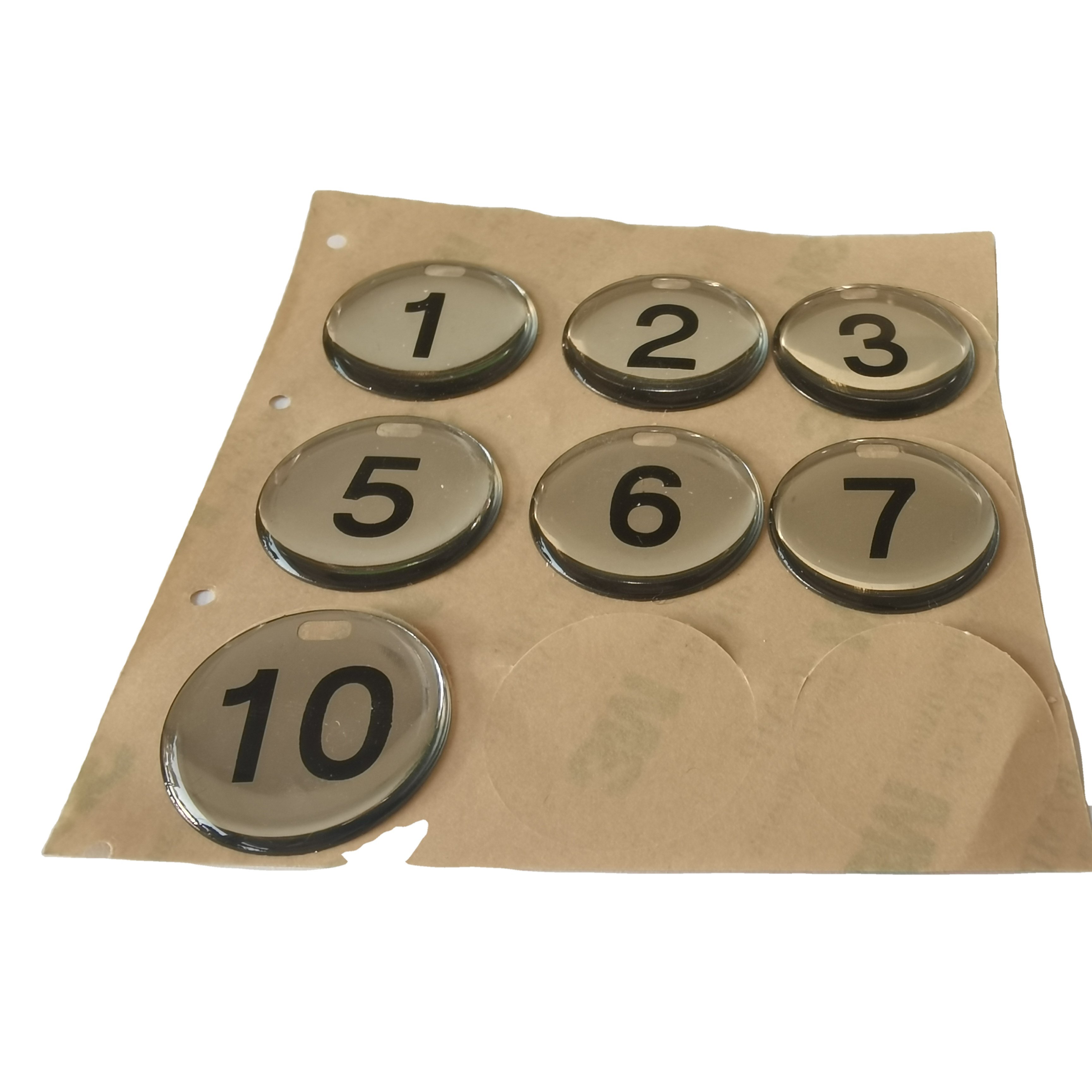 customized make 3D PVC clear resin dome epoxy sticker with adhesive
