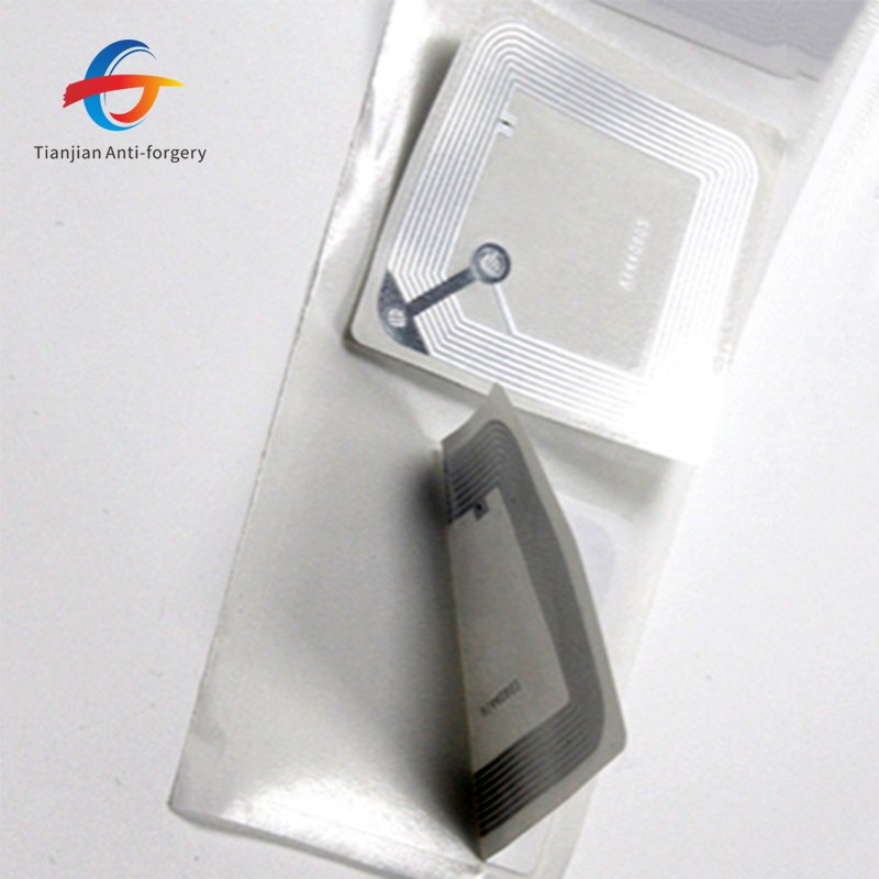Programmable Barcode Mini Sticker Library Management Logo Printing NFC Security Adhesive 13.56Mhz Anti-theft RFID Tag