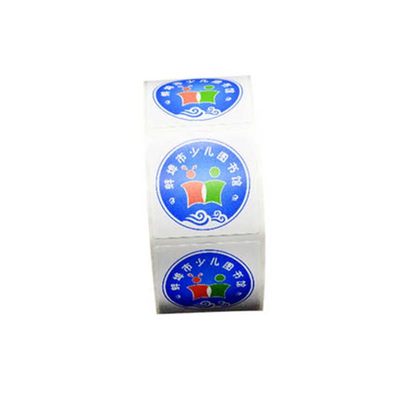 Programmable Barcode Mini Sticker Library Management Logo Printing NFC Security Adhesive 13.56Mhz Anti-theft RFID Tag