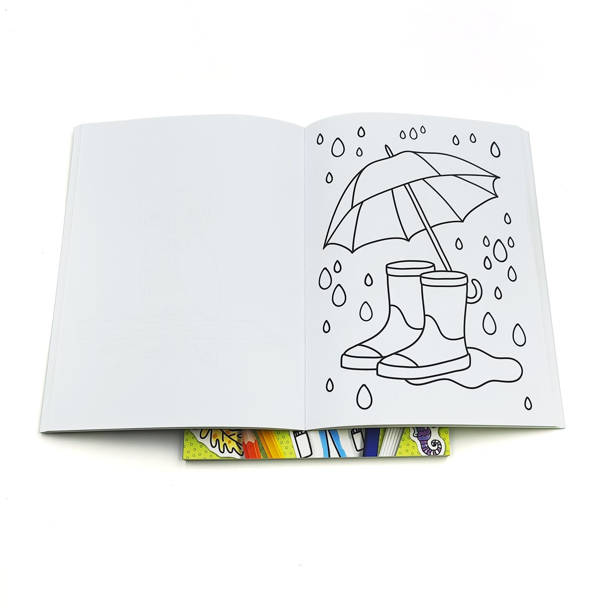 High Quality OEM Softcover Children's Sticker Book Offset Printing on Various Papers-Cardboard Kraft Art Coated for Business Use