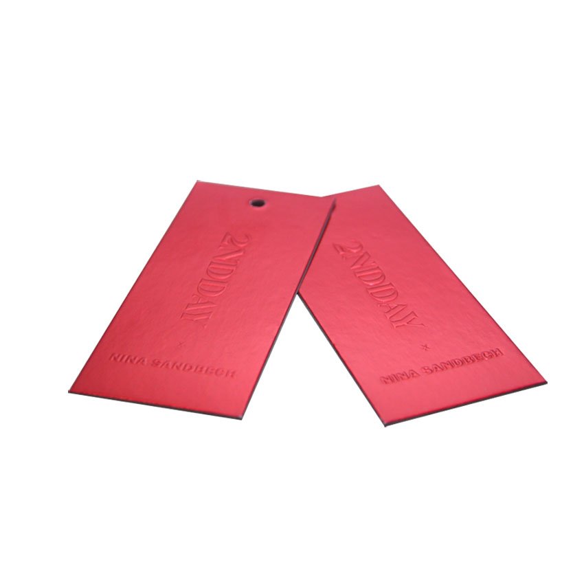 Factory Selling Custom Logo Clothing Rope Labels Garment Swing Tag Seal String Hand Tag for Garment Clothing