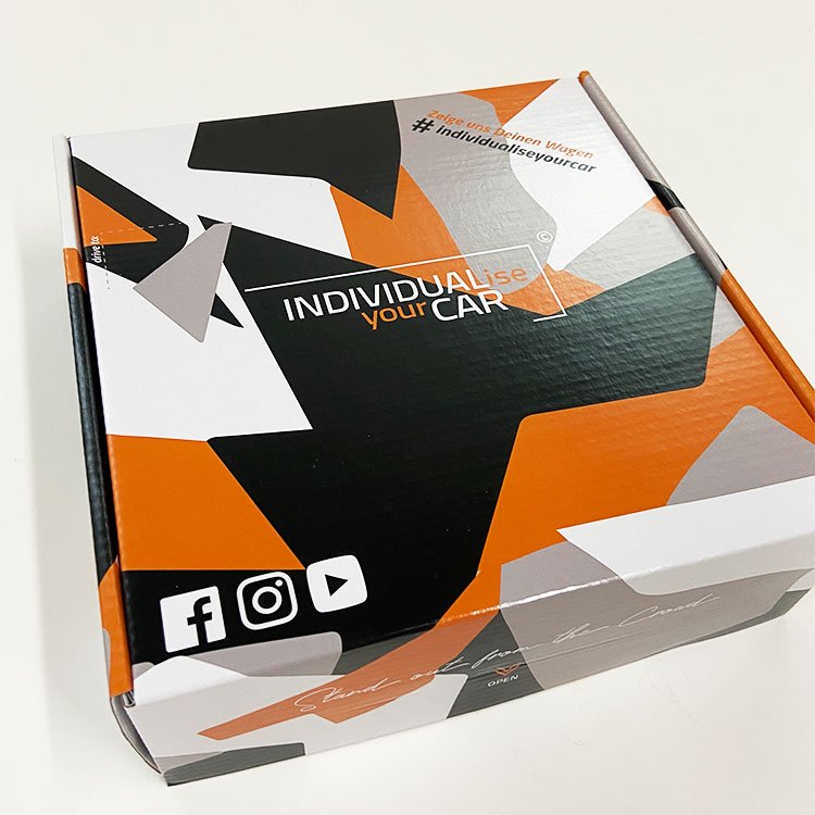 Factory stock lid and bottom box custom cardboard paper clock box box jewelry packaging carton
