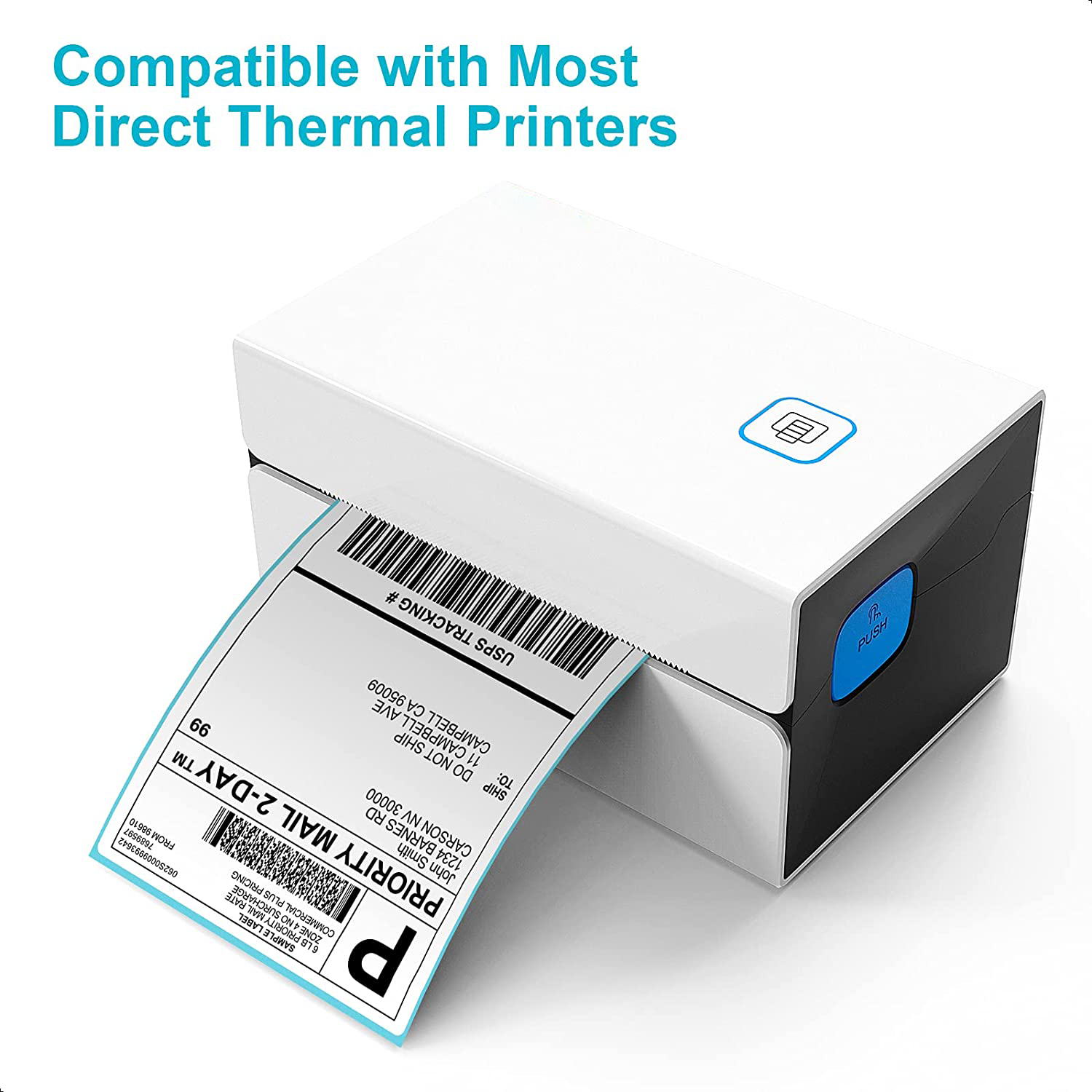 4"X6"Direct Thermal Labels 500Pcs Direct Thermal Printer shipping label Paper Compatible with Most Direct Thermal Printers