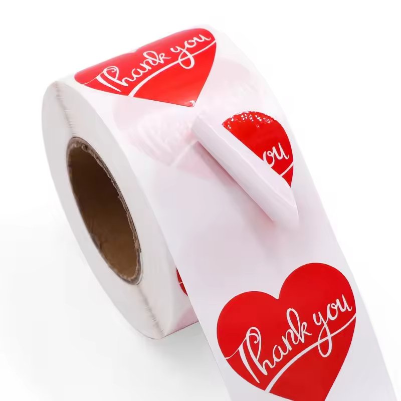 Custom Printed Roll Plastic Waterproof Synthetic Paper Adhesive Vinyl PVC Round Circle Brand Logo waterproof Sticker