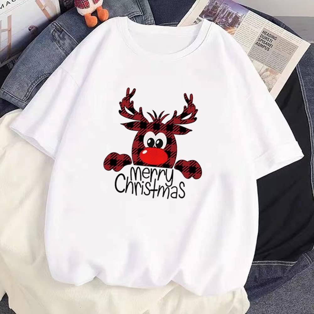 Christmas Iron on Patches for Clothing Unique Christmas Buffalo Plaid Design Heart Transfer Sticker for T-Shirt Bags Decorations